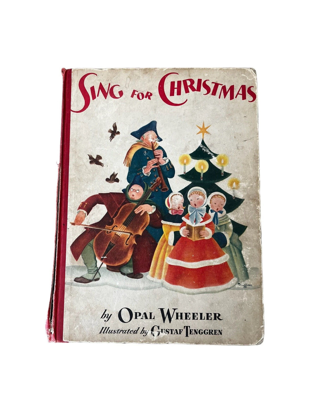 Sing For Christmas Opal Wheeler Gustaf Tenggren Music Song Book 1943 1st Edition
